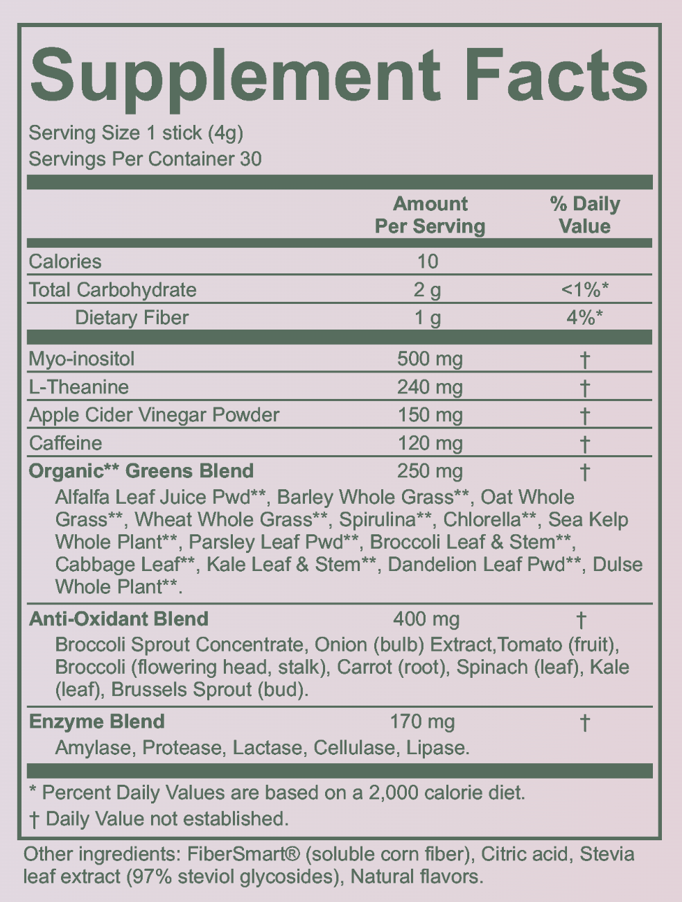 Caffeinated Daily Greens - 30 Servings