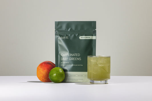 Caffeinated Daily Greens - Peach Limeade - 60 Servings
